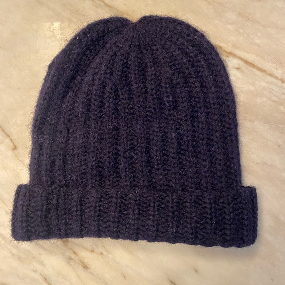 Erica Tanov Navy Beanie